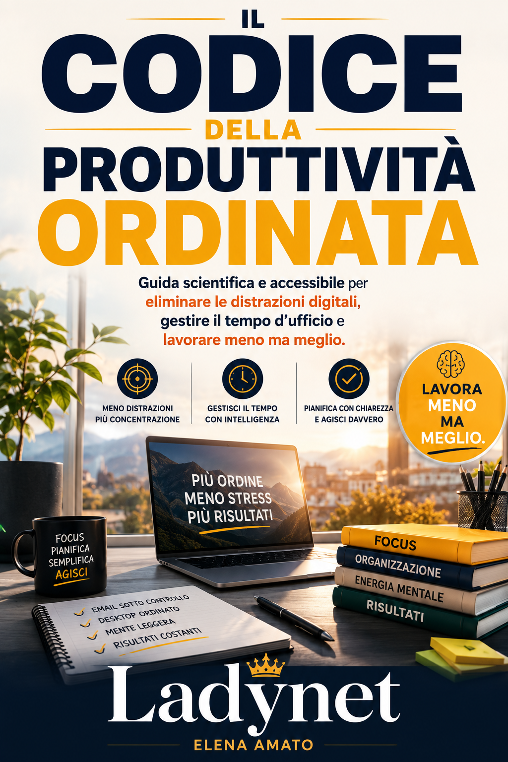 IL CODICE DELLA PRODUTTIVITÀ ORDINATA - Guida scientifica e accessibile per eliminare le distrazioni digitali, gestire il tempo d'ufficio e lavorare meno ma meglio