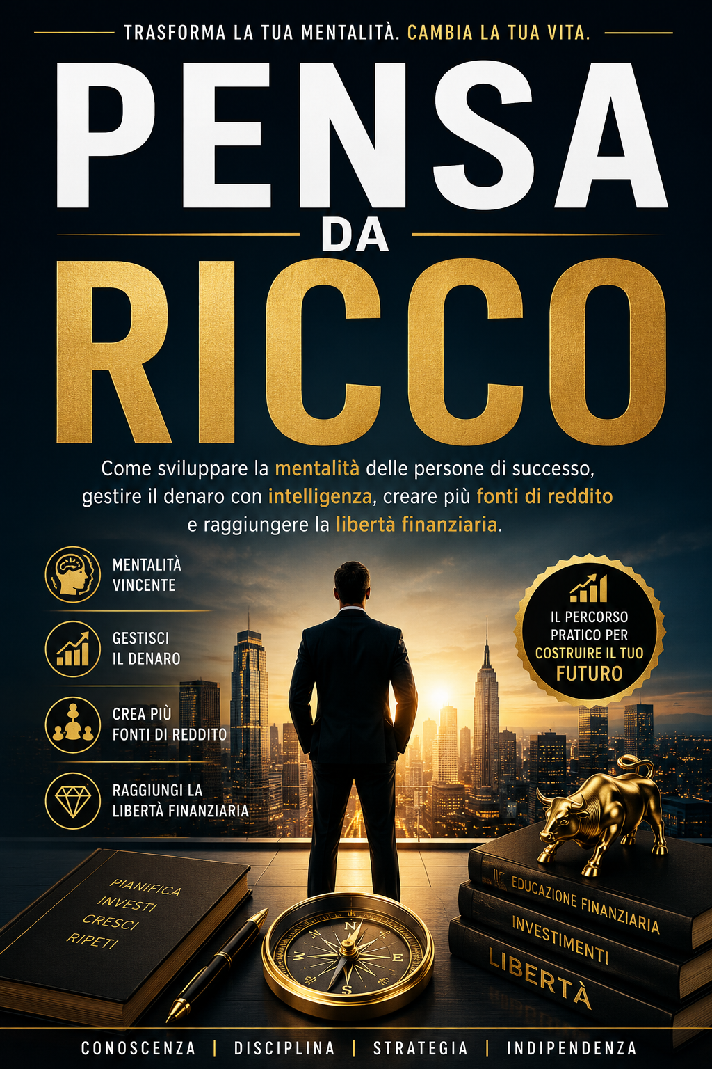 PENSA DA RICCO - Come cambiare mentalità, prendere decisioni vincenti e costruire la tua indipendenza finanziaria.