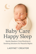 Baby Care Happy Sleep - Ebook PDF | Newborn Care Routines & Soothing