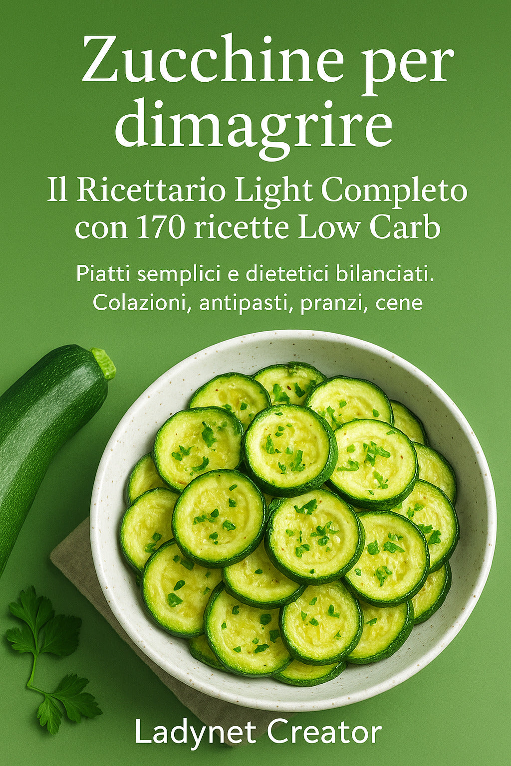 Zucchine per Dimagrire - Ebook PDF | 170 Ricette Low Carb