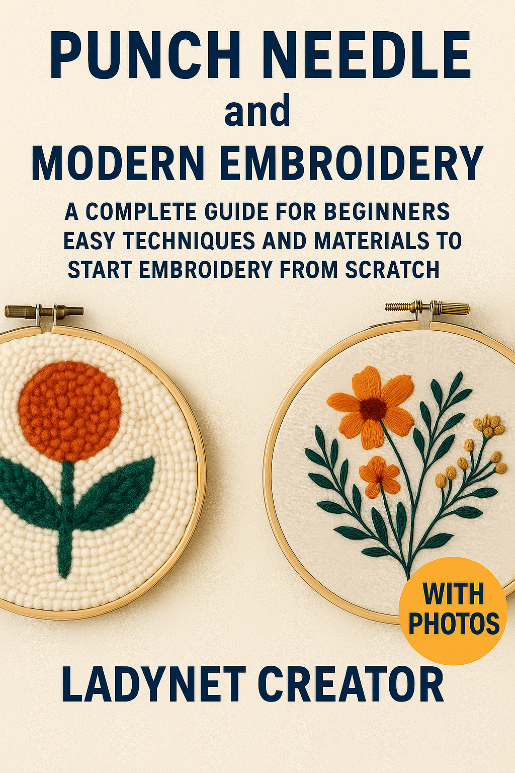 Punch Needle and Modern Embroidery - Ebook PDF | Complete Beginner's Guide