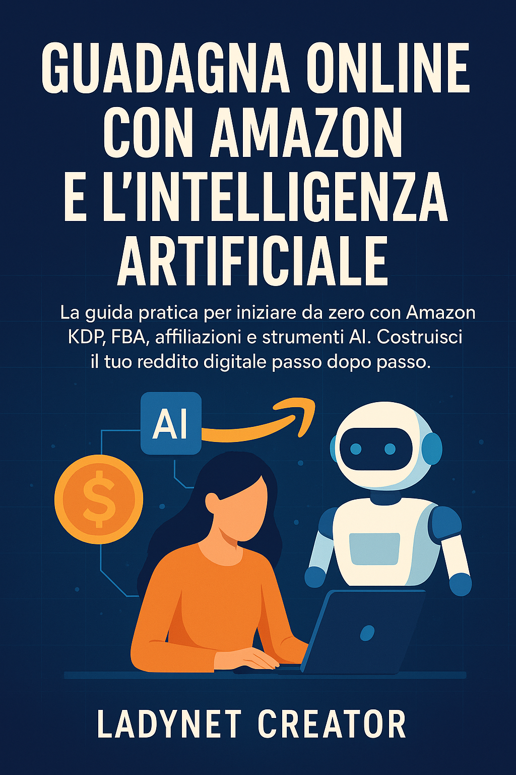 Guadagna Online con Amazon e l’Intelligenza Artificiale - La guida pratica per iniziare da zero con Amazon KDP, FBA, affiliazioni e strumenti AI. Costruisci il tuo reddito digitale passo dopo passo.